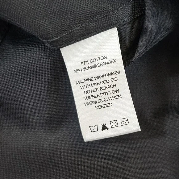 Foxcroft Wrinkle Free Button Up Shirt Womens 20 3/4 Sleeve Office Mature Staple - Picture 7 of 9